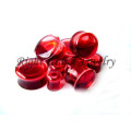 Custom Design Halloween Red Liquid Fake Blood Ear Plugs Jewelry